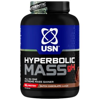 USN Hyperbolic All in One Mass (2000g) Chocolate Weight Gainer with Creatine USN Hyperbolic All in One Mass (2000g) Chocolate Weight Gainer with Creatine