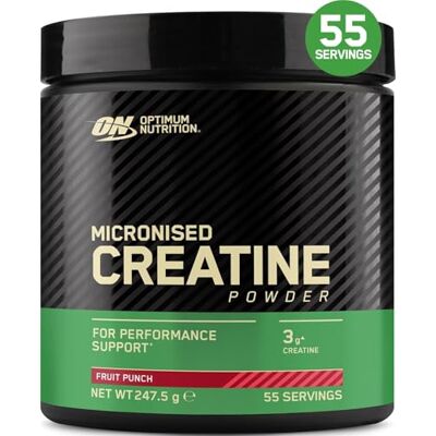 Optimum Nutrition Micronised Creatine Monohydrate Powder, 247.5g Optimum Nutrition Micronised Creatine Monohydrate Powder, 247.5g