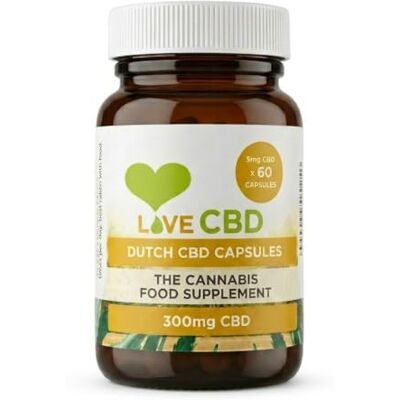 LOVE CBD Capsules 300mg 60 Pack LOVE CBD Capsules 300mg 60 Pack