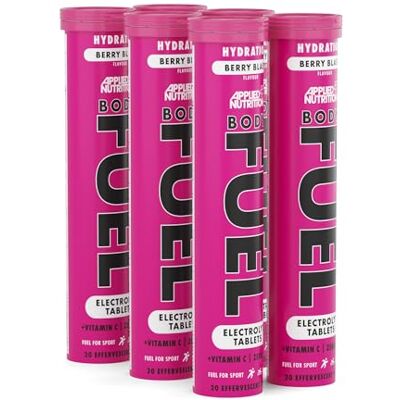 Applied Nutrition Bodyfuel Hydro Rehydration, Vitamin C 1000mg, Effervecent Tablet (6 Packs of 20) (Berry Blast) Applied Nutrition Bodyfuel Hydro Rehydration, Vitamin C 1000mg, Effervecent Tablet (6 Packs of 20) (Berry Blast)