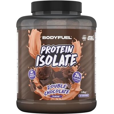 Applied Nutrition BodyFuel Protein Isolate Powder – 26g Protein, Whey & Milk Protein Isolate for Muscle Growth & Recovery, Low Sugar Easy Mix Protein Shake (1.8kg – 60 Servings) (Double Chocolate) Applied Nutrition BodyFuel Protein Isolate Powder – 26g Protein, Whey & Milk Protein Isolate for Muscle Growth & Recovery, Low Sugar Easy Mix Protein Shake (1.8kg – 60 Servings) (Double Chocolate)