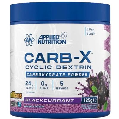 Applied Nutrition Carb X, Millions Blackcurrant 125g (5 Servings) Applied Nutrition Carb X, Millions Blackcurrant 125g (5 Servings)