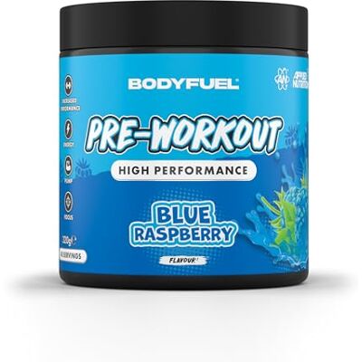 Applied Nutrition BodyFuel Pre-Workout Powder Energy, Strength & Endurance Booster with Creatine, Citrulline & Beta-Alanine Sugar-Free Pre-Workout (320g 40 Servings) (Blue Raspberry) Applied Nutrition BodyFuel Pre-Workout Powder Energy, Strength & Endurance Booster with Creatine, Citrulline & Beta-Alanine Sugar-Free Pre-Workout (320g 40 Servings) (Blue Raspberry)