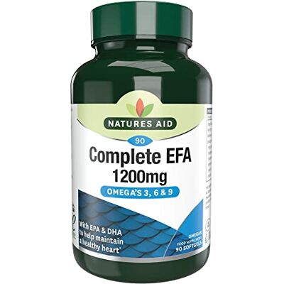 Natures Aid - Complete EFA - Omega 3 6 + 9 - Supplement Natures Aid - Complete EFA - Omega 3 6 + 9 - Supplement