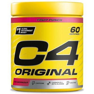 Cellucor C4 Original - Fruit Punch - Pre Workout Supplement Cellucor C4 Original - Fruit Punch - Pre Workout Supplement