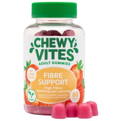 Chewy Adults Fibre Support, High Fibre Gummies 4000mg, 60 Count Chewy Adults Fibre Support, High Fibre Gummies 4000mg, 60 Count