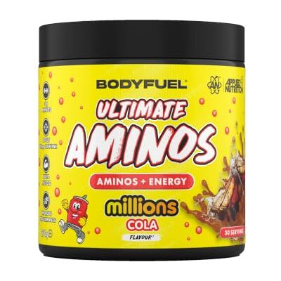 Applied Nutrition BodyFuel Amino Energy BCAA Powder Millions Cola 270g BCAA, Amino Acids, L-Glutamine, Citrulline Malate, Taurine, Energy & Focus, 100mg Caffeine per 9g Serving (30 Servings) Applied Nutrition BodyFuel Amino Energy BCAA Powder Millions Cola 270g BCAA, Amino Acids, L-Glutamine, Citrulline Malate, Taurine, Energy & Focus, 100mg Caffeine per 9g Serving (30 Servings)