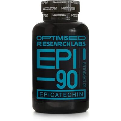 Optimised Research Labs EPI – 90 Epicatechin Supplement High Strength Muscle Builder, Muscle Recovery, Increase Strength & Endurance, Antioxidant, 30 Day Supply – 150mg (-) 90% Vegan Friendly Optimised Research Labs EPI – 90 Epicatechin Supplement High Strength Muscle Builder, Muscle Recovery, Increase Strength & Endurance, Antioxidant, 30 Day Supply – 150mg (-) 90% Vegan Friendly