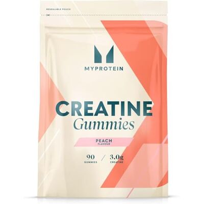 Myprotein Creatine Gummies 3g per Serving Electrolyte Enhanced Support Muscle Growth, Strength & Performance 1 Month Supply 90 Chewable Creatine Powder Alternative (90 Gummies, Peach) Myprotein Creatine Gummies 3g per Serving Electrolyte Enhanced Support Muscle Growth, Strength & Performance 1 Month Supply 90 Chewable Creatine Powder Alternative (90 Gummies, Peach)