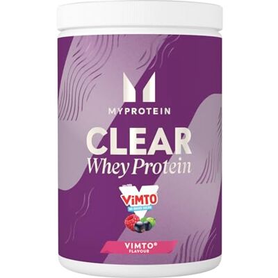 Myprotein Clear Whey Isolate Protein Powder Vimto 10 Servings 20g Protein per Serving Fruity Protein Juice Drink with Low Sugar Refreshing Low-Calorie Protein Water Alternative Myprotein Clear Whey Isolate Protein Powder Vimto 10 Servings 20g Protein per Serving Fruity Protein Juice Drink with Low Sugar Refreshing Low-Calorie Protein Water Alternative
