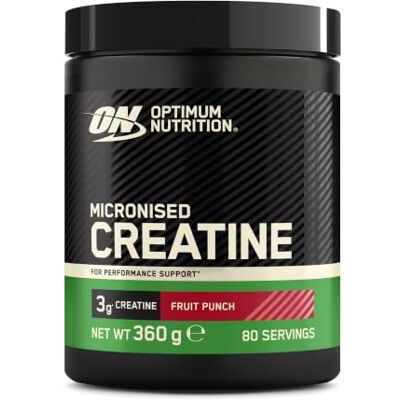 Optimum Nutrition Micronised Creatine Monohydrate Powder, 360g Optimum Nutrition Micronised Creatine Monohydrate Powder, 360g