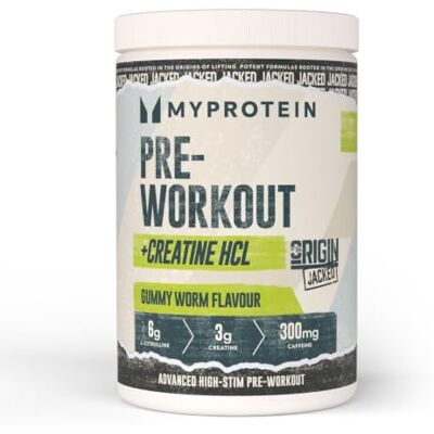 Myprotein Origin Jacked Pre-Workout Gummy Worm 25 Servings Myprotein Origin Jacked Pre-Workout Gummy Worm 25 Servings