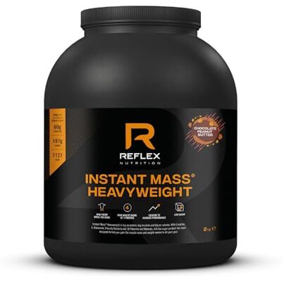 Reflex Nutrition Reflex Instant Mass Heavyweight Mass Gainer, Chocolate Peanut Butter, 2kg Reflex Nutrition Reflex Instant Mass Heavyweight Mass Gainer, Chocolate Peanut Butter, 2kg