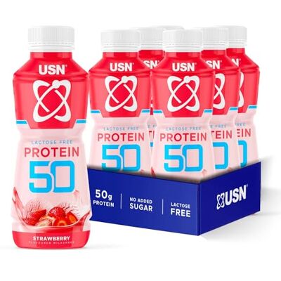 USN - Trust 50 - Strawberry - 6x500ml - Protein Shake USN - Trust 50 - Strawberry - 6x500ml - Protein Shake
