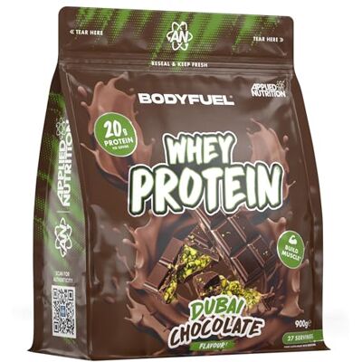 Applied Nutrition Bodyfuel Whey Protein Powder 20g Protein for Muscle Recovery & Weight Management Low-Calorie, Keto-Friendly (900g 27 Servings) (Dubai Chocolate) Applied Nutrition Bodyfuel Whey Protein Powder 20g Protein for Muscle Recovery & Weight Management Low-Calorie, Keto-Friendly (900g 27 Servings) (Dubai Chocolate)