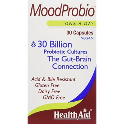 Health Aid MoodProbio 30 Billion Probiotic Capsules - Probiotic Capsules for Mood and Gut Health Health Aid MoodProbio 30 Billion Probiotic Capsules - Probiotic Capsules for Mood and Gut Health