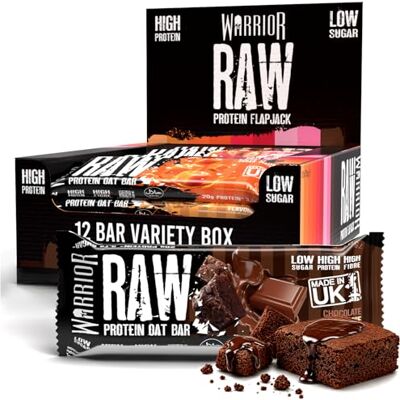 Warrior - Raw Protein Flapjacks - 75g - 20g Protein - Protein bar Warrior - Raw Protein Flapjacks - 75g - 20g Protein - Protein bar
