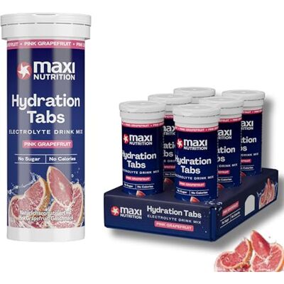 MaxiNutrition Pink Grapefruit Hydration Tabs - Hydration Tablets MaxiNutrition Pink Grapefruit Hydration Tabs - Hydration Tablets