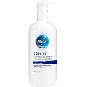 Oilatum Emollient Cream for Eczema, Psoriasis and Dry Skin Conditions, Soothing Formula for Sensitive Skin, Hydrating Relief for Itchy, Irritated Skin, Dermatologist Recommended, 1 x 500ml Oilatum Emollient Cream for Eczema, Psoriasis and Dry Skin Conditions, Soothing Formula for Sensitive Skin, Hydrating Relief for Itchy, Irritated Skin, Dermatologist Recommended, 1 x 500ml