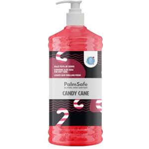 Palm Candy Cane Alcohol Hand Sanitiser 1 Litre Pump Bottle Palm Candy Cane Alcohol Hand Sanitiser 1 Litre Pump Bottle