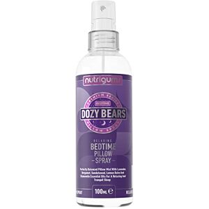 DOZYBEARS The Ultimate Bedtime Pillow Spray 100ml Calming and Relaxing Pillow Mist with Soothing scents of Lavender, Lemon Balm, Chamomile, Sandalwood and Bergamot DOZYBEARS The Ultimate Bedtime Pillow Spray 100ml Calming and Relaxing Pillow Mist with Soothing scents of Lavender, Lemon Balm, Chamomile, Sandalwood and Bergamot