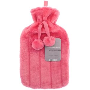 Kampala Hill Faux Fur Cover Hot Pink Hot Water Bottle Kampala Hill Faux Fur Cover Hot Pink Hot Water Bottle