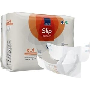 ABENA Slip Premium All-In-One Incontinence Pads For Men and Women, Eco-Labelled Pads XL 4, 110-170cm Waist, 4000ml Absorbency, 4x 12PK ABENA Slip Premium All-In-One Incontinence Pads For Men and Women, Eco-Labelled Pads XL 4, 110-170cm Waist, 4000ml Absorbency, 4x 12PK