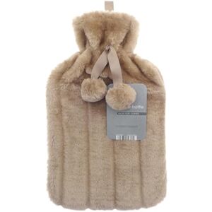 Kampala Hill Faux Fur Cover Brown Hot Water Bottle Kampala Hill Faux Fur Cover Brown Hot Water Bottle