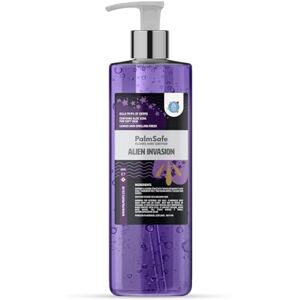 Palm Alien Invasion 500ml Anti Bacterial Premium Hand Sanitiser Pump Bottle Quick Drying Non Sticky Extra Moisturising Kills 99.9% of Viruses and Bacteria Palm Alien Invasion 500ml Anti Bacterial Premium Hand Sanitiser Pump Bottle Quick Drying Non Sticky Extra Moisturising Kills 99.9% of Viruses and Bacteria
