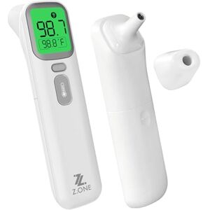 Reliance Medical Z.ONE 2-in-1 Infrared Thermometer, for Adults and Children with Forehead Ear and Object Modes, Fast Accurate Readings, Non-Contact Digital Thermometer with LCD Display, Batteries Included, Pack of 1 Reliance Medical Z.ONE 2-in-1 Infrared Thermometer, for Adults and Children with Forehead Ear and Object Modes, Fast Accurate Readings, Non-Contact Digital Thermometer with LCD Display, Batteries Included, Pack of 1
