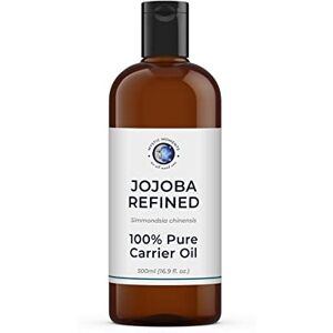 Mystic Moments Jojoba Refined (Clear) Carrier Oil 1 Litre Pure & Natural, Perfect For Hair, Face, Nails, Aromatherapy, Massage and Oil Dilution Vegan GMO Free Mystic Moments Jojoba Refined (Clear) Carrier Oil 1 Litre Pure & Natural, Perfect For Hair, Face, Nails, Aromatherapy, Massage and Oil Dilution Vegan GMO Free
