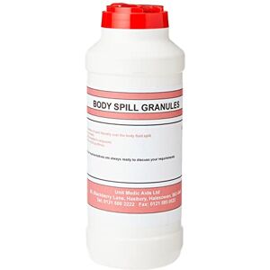 Unit Medic Aids NCLEANP3 Biohazard Fluid Spillage Absorbent Powder, 500 g Unit Medic Aids NCLEANP3 Biohazard Fluid Spillage Absorbent Powder, 500 g