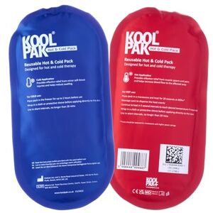 Koolpak Luxury Hot & Cold Reusable Pack Oval 12.5 x 25.5cm Pack of 5 Koolpak Luxury Hot & Cold Reusable Pack Oval 12.5 x 25.5cm Pack of 5