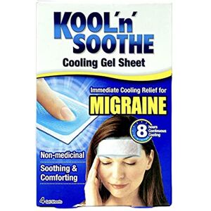Kool 'n' Soothe Migraine Cooling Strips - 4 strips - migraine relief Kool 'n' Soothe Migraine Cooling Strips - 4 strips - migraine relief