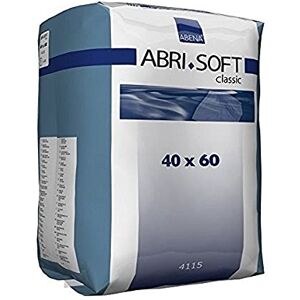 ABENA Abri-Soft Classic Disposable Incontinence Bed Pads, Eco-Labelled Incontinence Underpads, Leak Protection, Soft & Secure Bed Protectors For Incontinence 40x60cm, 900ml Absorbency, 60PK ABENA Abri-Soft Classic Disposable Incontinence Bed Pads, Eco-Labelled Incontinence Underpads, Leak Protection, Soft & Secure Bed Protectors For Incontinence 40x60cm, 900ml Absorbency, 60PK
