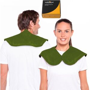 LyfeFocus Reusable Hot & Cold Pack Gel Heat Wrap for Neck & Shoulder Pain Flexible, Microwaveable & Freezable Ice Pack Shoulder Heat Pad for Tension & Pain Relief Green Protective Cover LyfeFocus Reusable Hot & Cold Pack Gel Heat Wrap for Neck & Shoulder Pain Flexible, Microwaveable & Freezable Ice Pack Shoulder Heat Pad for Tension & Pain Relief Green Protective Cover