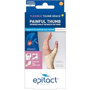 Epitact Flexible Day Thumb Brace For Painful Thumbs Left Hand Size M Epitact Flexible Day Thumb Brace For Painful Thumbs Left Hand Size M