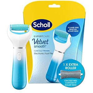Dr. Scholl's Scholl Velvet Smooth Electric Foot File with Cracked Heel Refill Pedicure Foot File for Hard Skin and Callus Removal, Includes Velvet Smooth Roller and Cracked Heel Roller Dr. Scholl's Scholl Velvet Smooth Electric Foot File with Cracked Heel Refill Pedicure Foot File for Hard Skin and Callus Removal, Includes Velvet Smooth Roller and Cracked Heel Roller