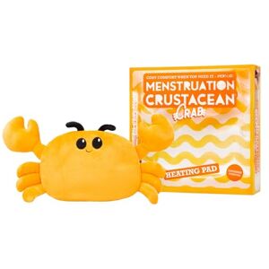 WHAT DO YOU MEME? Menstruation Crustacean Crab: Microwaveable Heating Pad for Period Cramps & Self Care, Lavender Scented WHAT DO YOU MEME? Menstruation Crustacean Crab: Microwaveable Heating Pad for Period Cramps & Self Care, Lavender Scented