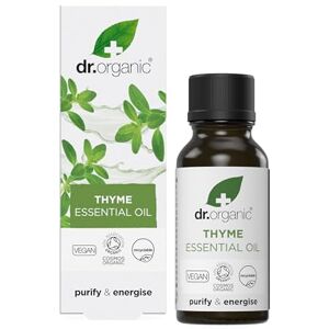 Dr. Organic Dr Organic Thyme Oil Organic Essential Oil for Skin, Aromatherapy & Diffusers, Vegan, Paraben & SLS Free, 10ml Dr. Organic Dr Organic Thyme Oil Organic Essential Oil for Skin, Aromatherapy & Diffusers, Vegan, Paraben & SLS Free, 10ml