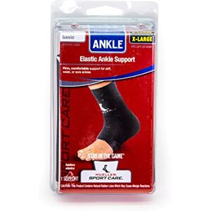 Mueller Unisex Sports Ankle Support Elastic, Black, Medium Mueller Unisex Sports Ankle Support Elastic, Black, Medium