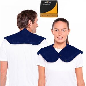 LyfeFocus Reusable Hot & Cold Pack Gel Heat Wrap for Neck & Shoulder Pain Flexible, Microwaveable & Freezable Ice Pack Shoulder Heat Pad for Tension & Pain Relief Blue Protective Cover LyfeFocus Reusable Hot & Cold Pack Gel Heat Wrap for Neck & Shoulder Pain Flexible, Microwaveable & Freezable Ice Pack Shoulder Heat Pad for Tension & Pain Relief Blue Protective Cover