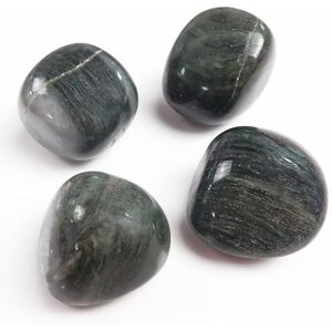 Incudo Tumbled Green Hair Jasper Stones (4 Pack) 1-1.5 Inch Smooth Crystals for Grounding, Nature Connection & Healing Polished Nurturer's Stone, Growth & Tranquility Incudo Tumbled Green Hair Jasper Stones (4 Pack) 1-1.5 Inch Smooth Crystals for Grounding, Nature Connection & Healing Polished Nurturer's Stone, Growth & Tranquility