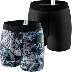 CARER Healthcare Incontinence Pregnancy Carer 2 Pcs Men's Incontinence Pants Reusable Cotton Light Boxer Briefs for Incontinence with Ergonomically Shaped 100 ml Absorbent Pad for Light Urine Leakage Functional Underwear for Men Size M CARER Healthcare Incontinence Pregnancy Carer 2 Pcs Men's Incontinence Pants Reusable Cotton Light Boxer Briefs for Incontinence with Ergonomically Shaped 100 ml Absorbent Pad for Light Urine Leakage Functional Underwear for Men Size M