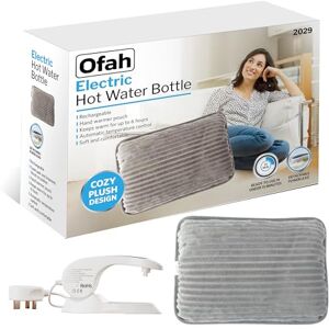 Vivo Technologies Ultra Plush Rechargeable Electric Hot Water Bottle Bed Hand Body Warmer Cozy Fast Heating Auto-Shut Off Function Over-Heat Protection & No Refill Heat Pad 25cm x 17cm Grey Vivo Technologies Ultra Plush Rechargeable Electric Hot Water Bottle Bed Hand Body Warmer Cozy Fast Heating Auto-Shut Off Function Over-Heat Protection & No Refill Heat Pad 25cm x 17cm Grey