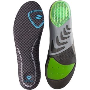 Sof Sole Airr Orthotic Insole – Coolmax Moisture-Wicking Cover, SKYDEX Air Capsules, Gel Forefoot Cushioning, Reinforced Nylon Plate for Stability and Support- UK Size 11-12 Sof Sole Airr Orthotic Insole – Coolmax Moisture-Wicking Cover, SKYDEX Air Capsules, Gel Forefoot Cushioning, Reinforced Nylon Plate for Stability and Support- UK Size 11-12