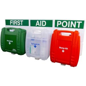 Safety First Aid Group Evolution First Aid, Eye Wash & Burns Point, Large, 43cm x 91cm Safety First Aid Group Evolution First Aid, Eye Wash & Burns Point, Large, 43cm x 91cm