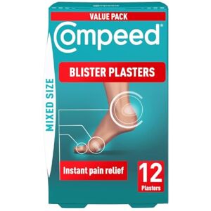 Compeed Blister Plasters Mixed Size 12 Pack Hydrocolloid Foot Treatment Heal Fast Compeed Blister Plasters Mixed Size 12 Pack Hydrocolloid Foot Treatment Heal Fast