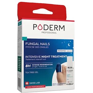 PODERM – 2-in-1 FUNGAL NAIL INTENSIVE NIGHT TREATMENT Eliminates the fungal infection and renews the nail while you sleep VEGAN Professional foot/hand treatment Quick & Easy Swiss Made PODERM – 2-in-1 FUNGAL NAIL INTENSIVE NIGHT TREATMENT Eliminates the fungal infection and renews the nail while you sleep VEGAN Professional foot/hand treatment Quick & Easy Swiss Made