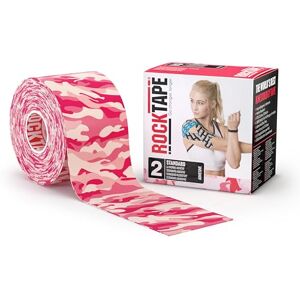 RockTape Unisex Uncut Std Kinesiology Tape (5cm x 5m Roll) Elastic Therapeutic Sports Tape Physio Sports Tape for Shoulder, Ankle, Elbow, Wrist, Shin Splints and Knee Support Pink Camo RockTape Unisex Uncut Std Kinesiology Tape (5cm x 5m Roll) Elastic Therapeutic Sports Tape Physio Sports Tape for Shoulder, Ankle, Elbow, Wrist, Shin Splints and Knee Support Pink Camo